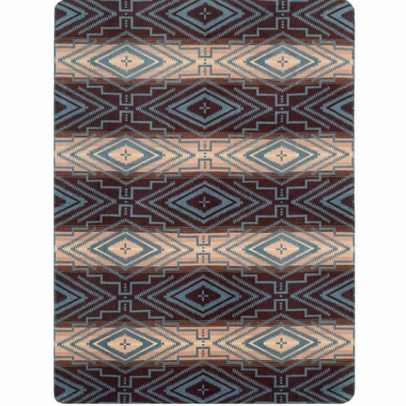 Pendleton Reversible Jacquard Classic Throw, Sunset Cross Balsam - Picture 5 of 15